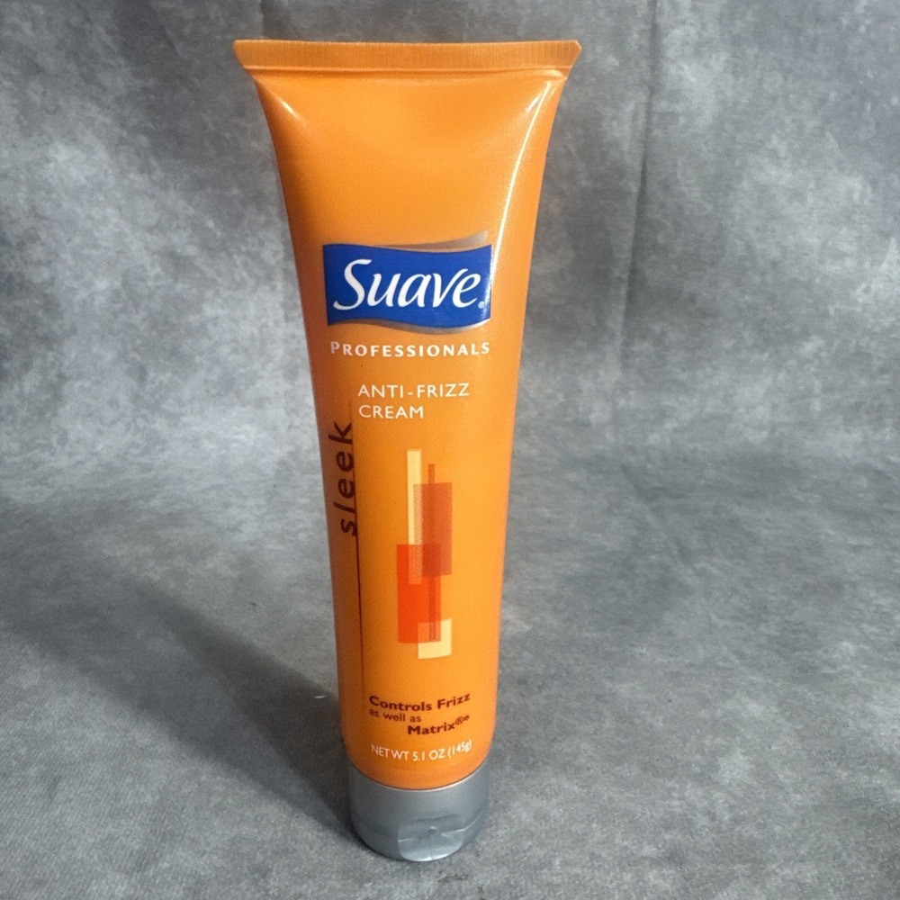 Suave Professionals Sleek Anti-Frizz‎ Cream Salon Proven 5.1 Oz Hard To Find NEW